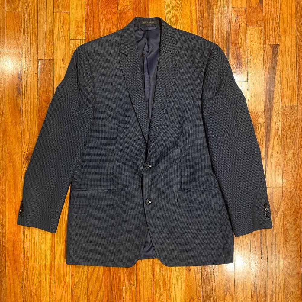 Andrew Fezza Mens Blue Blazer 42L